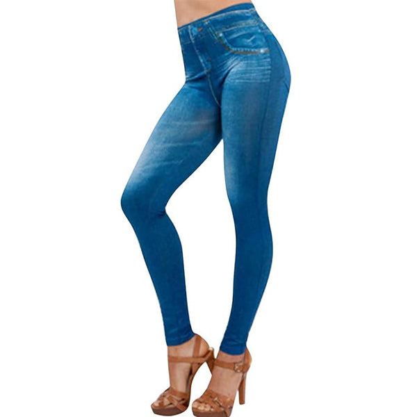 PACHET PROMOTIONAL !!! Colanti cu aspect de blugi imblaniti, foarte grosi 1 + 1 GRATIS !!!