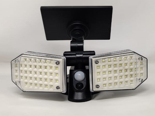 PACHET PROMOTIONAL - 1 + 1 GRATIS !!! Lampa solara cu senzor de miscare 78 x LED, 600LM , 120 grade SH-078