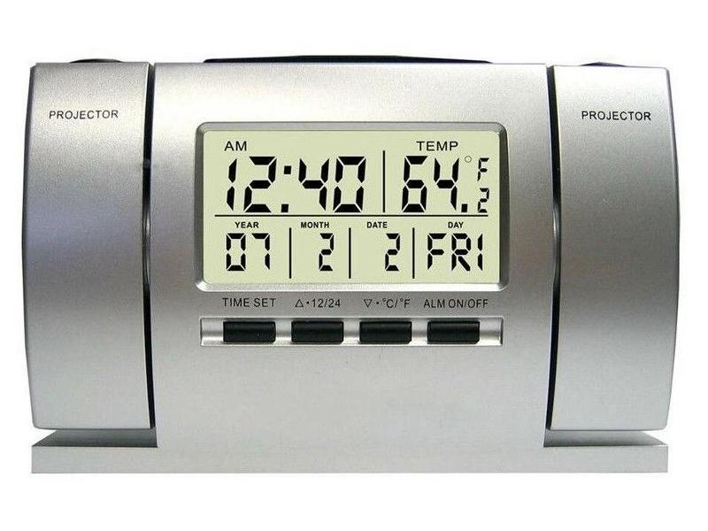 PACHET PROMO !!! 1 + 1 GRATIS, Ceas electronic de birou, proiectie pe perete, alarma, afisaj temperatura !!!