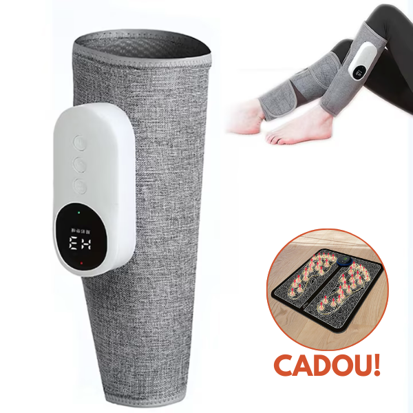PACHET PROMOTIONAL !!! Aparat de masaj pentru gambe, cu compresie, incalzire si incarcare USB + Aparat masaj picioare tip covoras cu Incarcare USB pentru electrostimulare 19 niveluri intensitate - CADOU !!!
