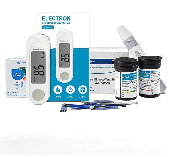 OFERTA !!! Glucometru Electron HH-XT520 cu 50 de lancete și 50 de testere