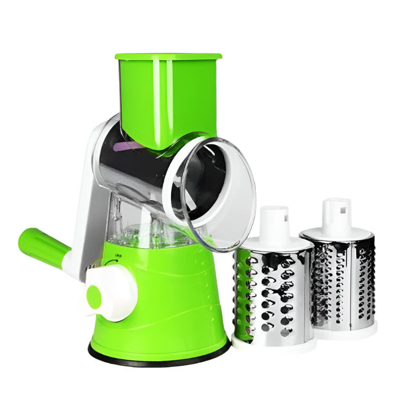 Razatoare cu maner rotativ pentru legume, fructe, nuci sau alune + Suport organizator pentru bucatarie: burete, detergent si accesorii-CADOU