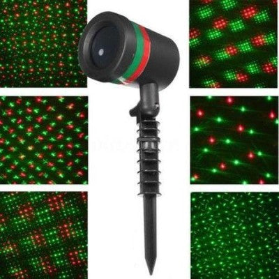 Proiector cu Laser LED, exterior/ interior, cu puncte rosii si verzi